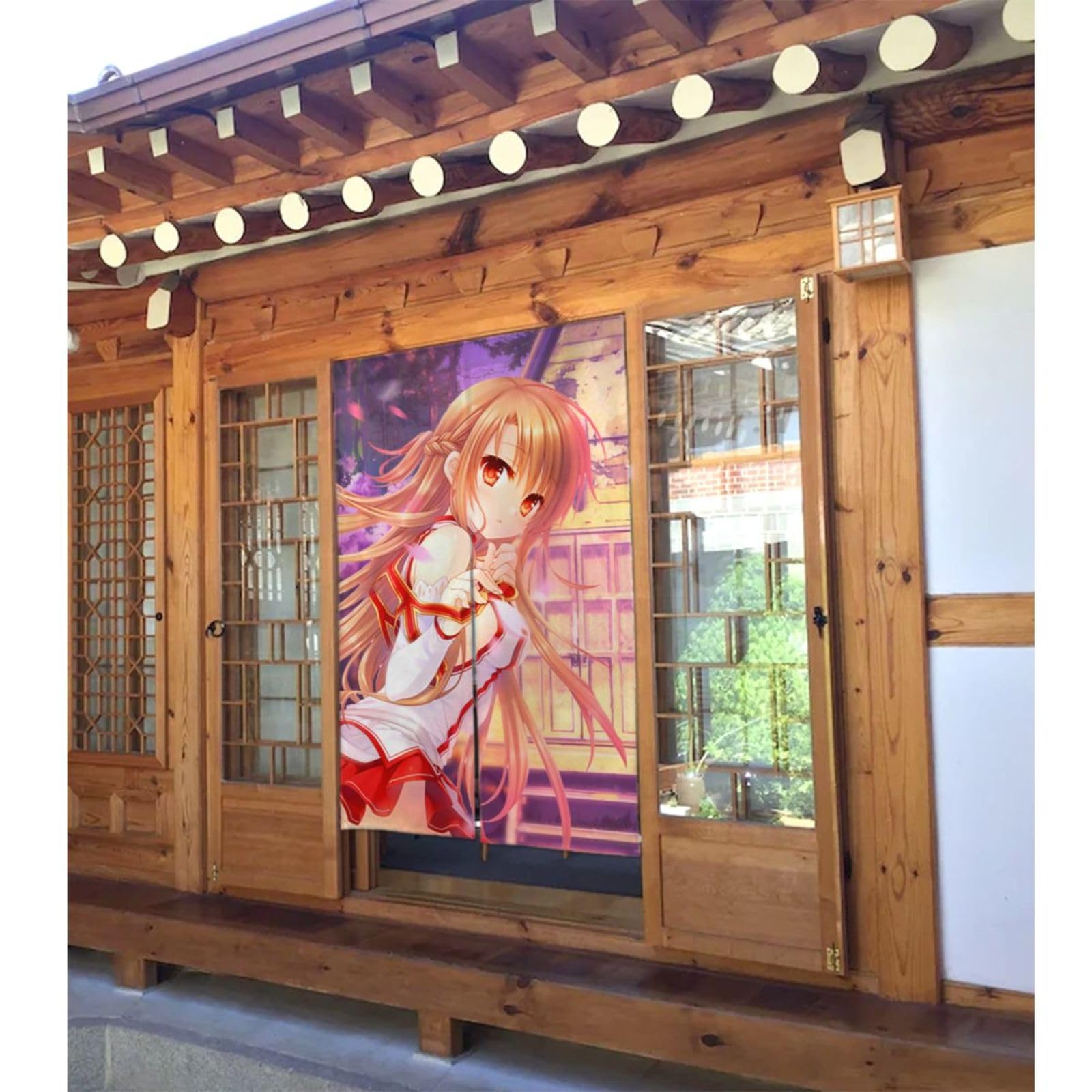 Amazon.co.jp: のれん 暖簾 カーテン ソードアート・オンライン アスナ